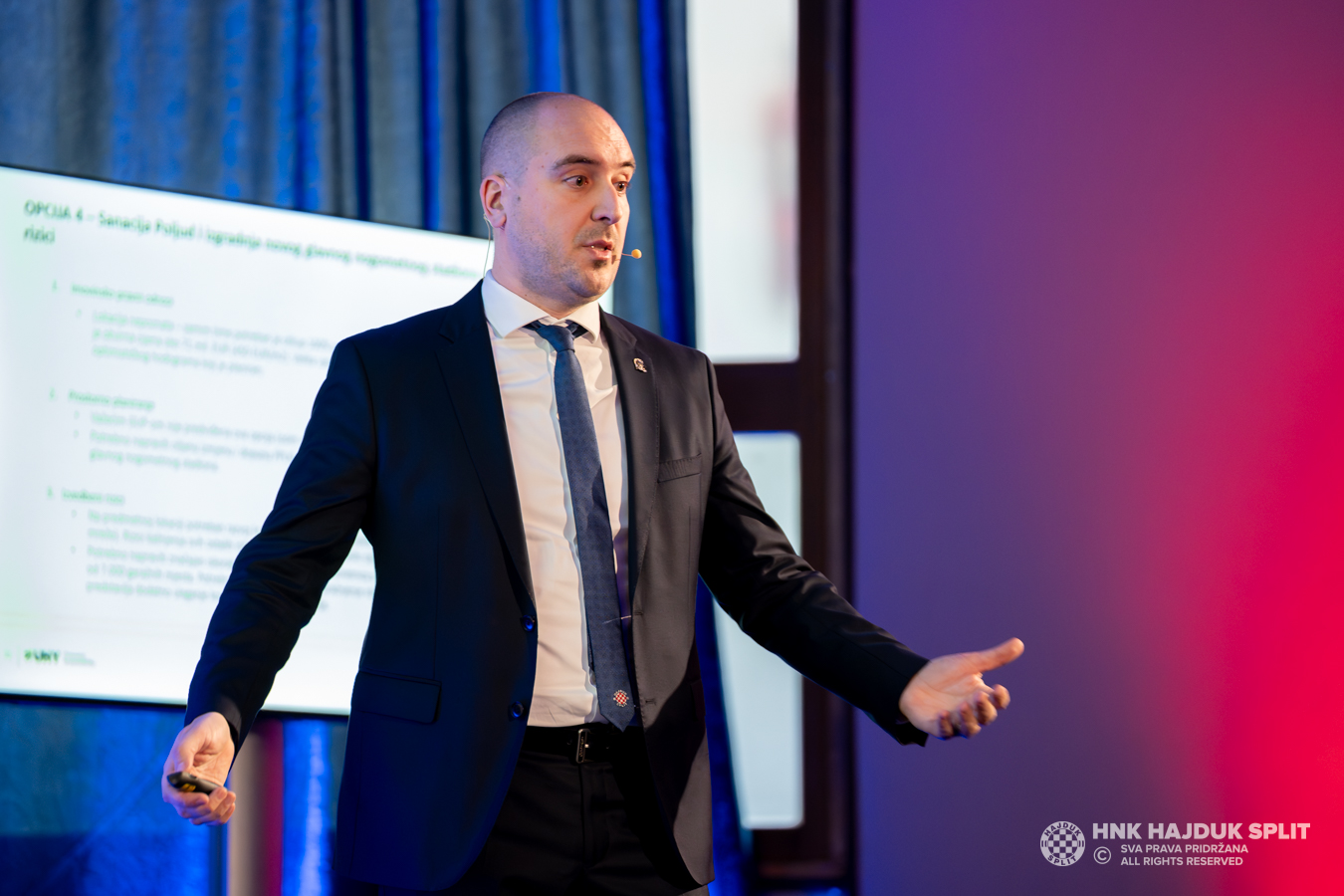 Na Poljudu prezentirana studija izvodljivosti "Nogomenti stadion i kamp u Splitu".